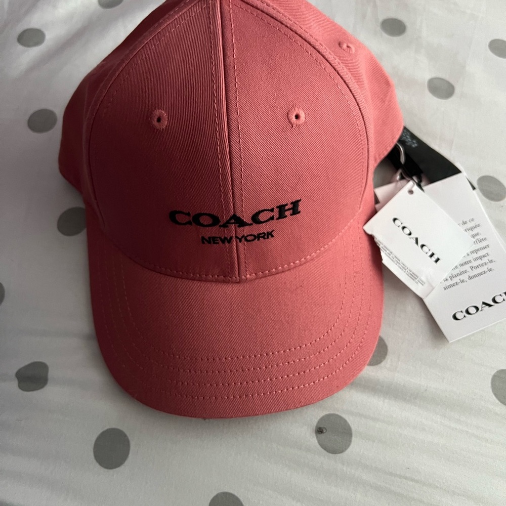 Coach Pink Baseball Cap
